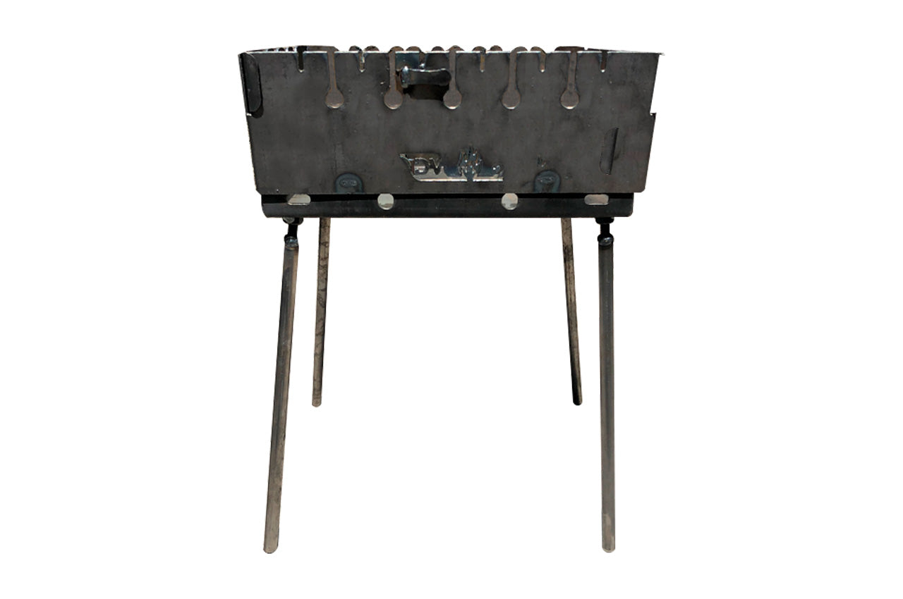 Мангал-чемодан DV - 6 шп. x 2 мм (горячекатаный)