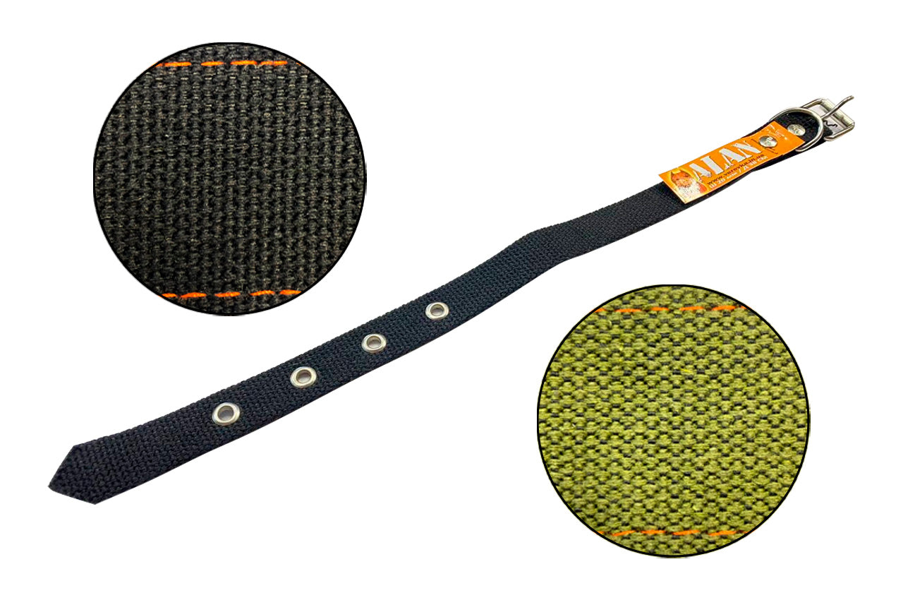 Ошейник брезентовый Alan - 20 мм х 0,4 м