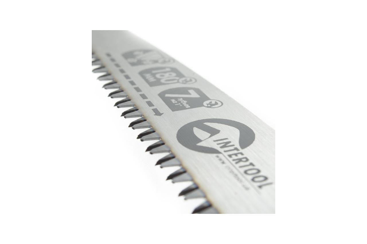 Ножовка садовая Intertool - складная 180 мм 7 зубьев х 1"
