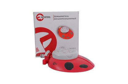 Дождеватель Intertool - восьмипозиционный на базе "божья коровка"