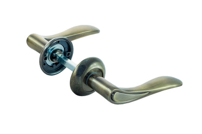 Ручка на розетке Sofia - AF1-H257 АВ/CP (бронза/хром)