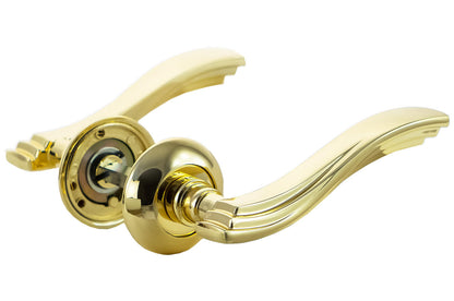 Ручка на розетке Sofia - AP-H1495 PB (золото)