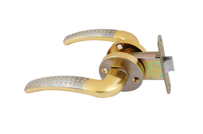 Ручка кноб FZB - стяжка (10) SN/РВ (сатин/золото)