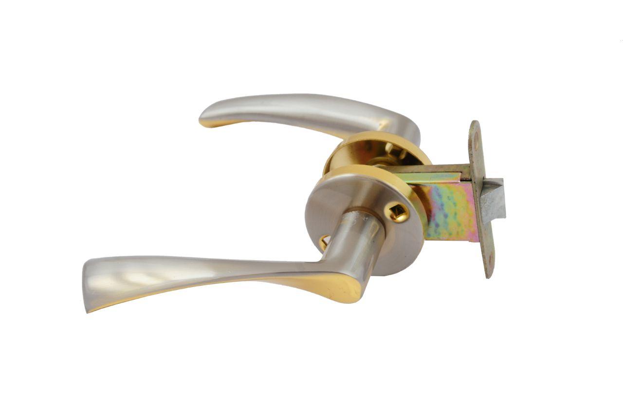 Ручка кноб FZB - стяжка (257) SN/РВ (сатин/золото)