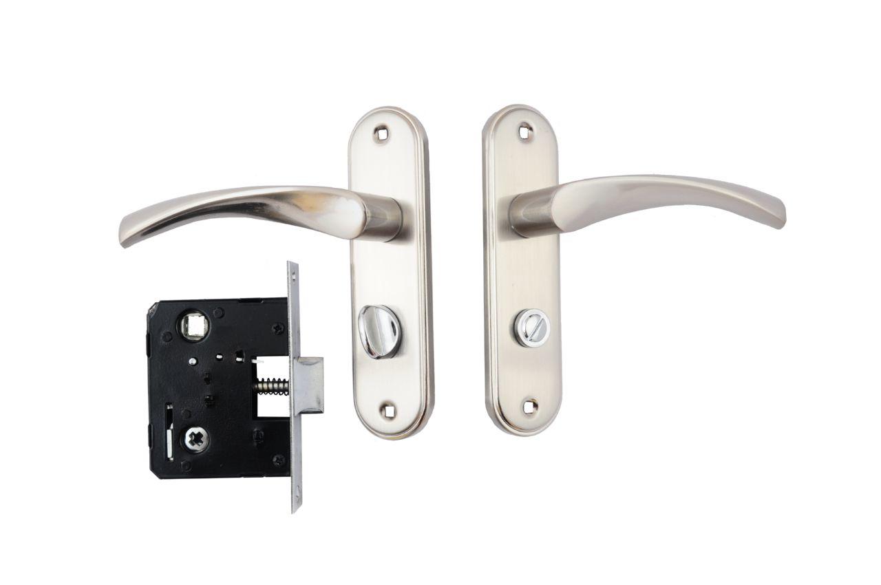 Ручка на планці з корпусом FZB – ВК-71157 SN (сатин)