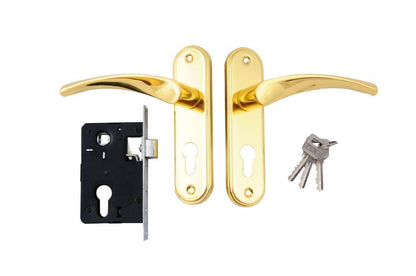 Ручка на планці із корпусом FZB - ЕТ-71157 РВ (золото)