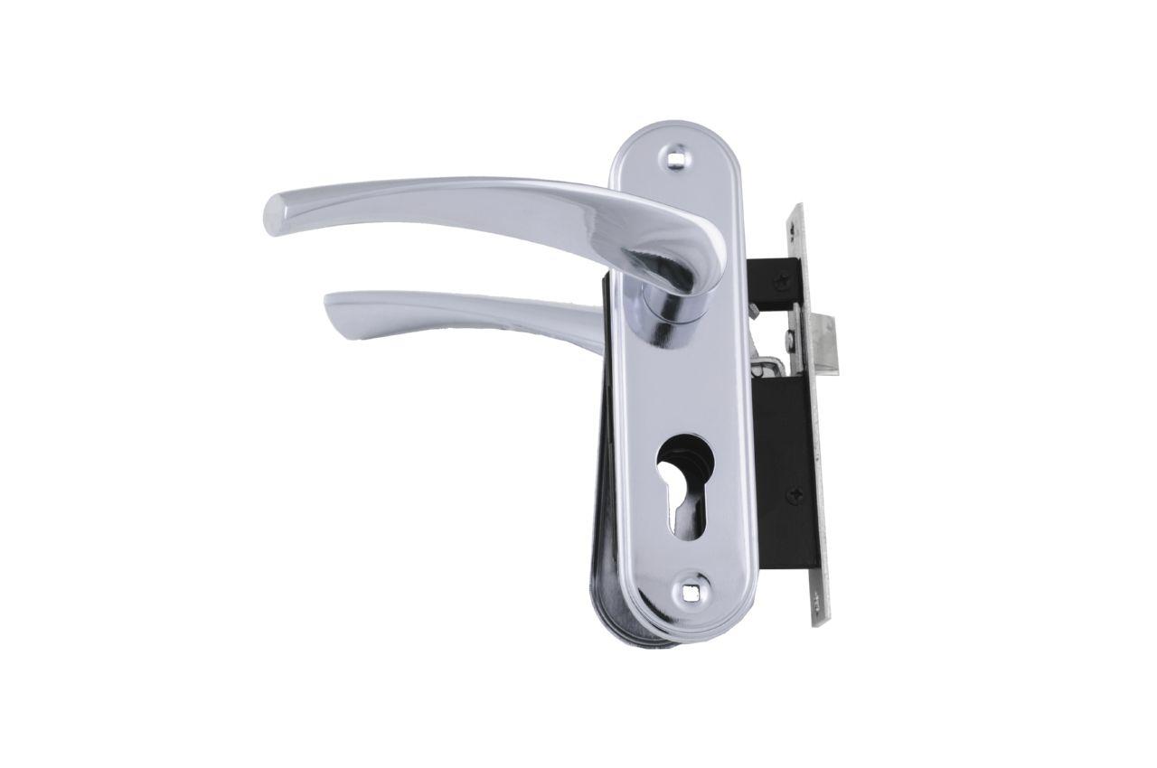 Ручка на планці з корпусом FZB - ЕТ-71157 СР (хром)