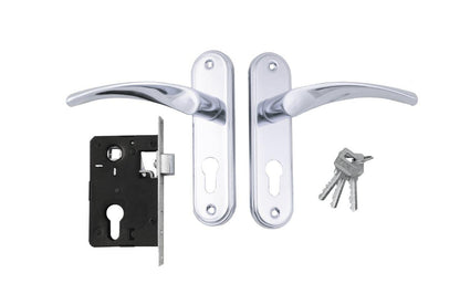 Ручка на планці з корпусом FZB - ЕТ-71157 СР (хром)