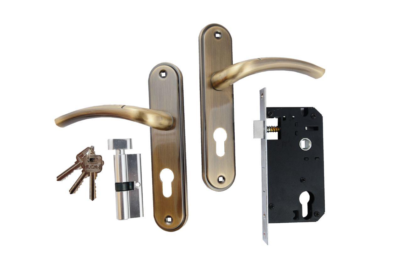 Ручка на планці з корпусом FZB – ЕТ-6540 АВ (бронза)