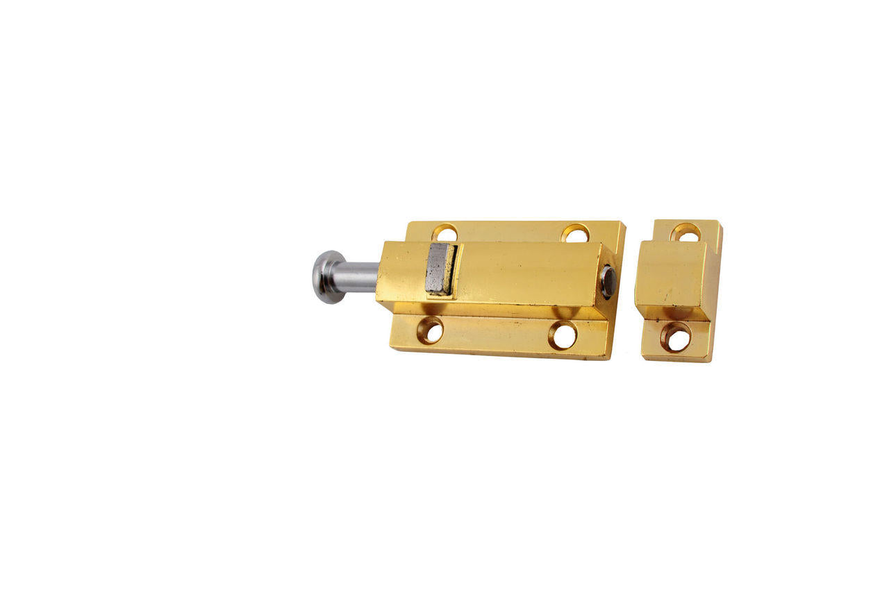 Шпингалет FZB - кнопка маленькая WW (белый)