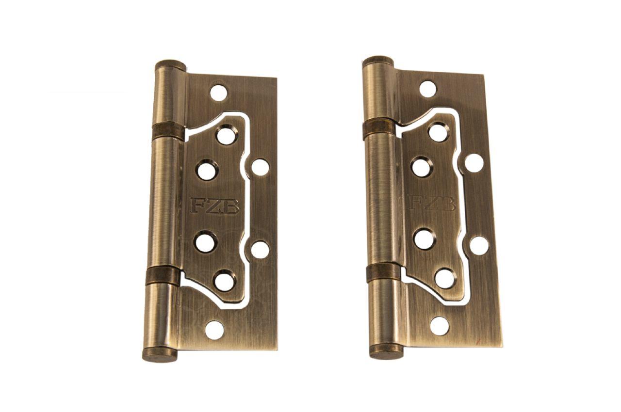 Петля ковбой FZB - 100 х 63 мм AB (бронза) (2 шт.)