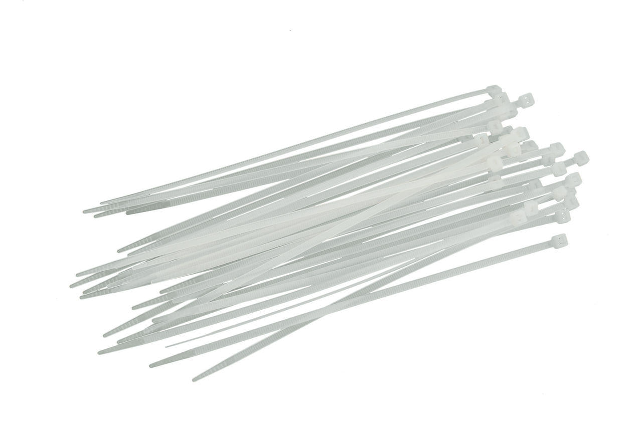 Хомут пластиковый Intertool - 2,5 х 100 мм белый (100 шт.)