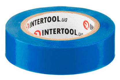 Лента изоляционная Intertool - 10 м синяя