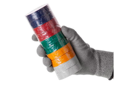 Лента изоляционная Intertool - 10 м ассорти