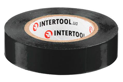 Лента изоляционная Intertool - 15 м черная