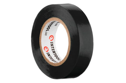 Лента изоляционная Intertool - 15 м черная