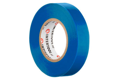 Лента изоляционная Intertool - 20 м синяя