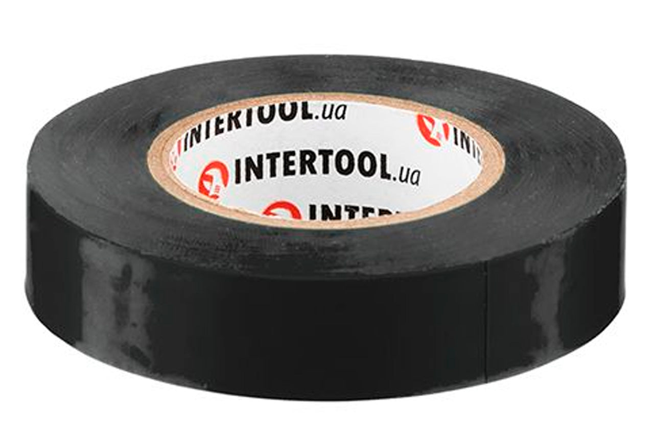 Лента изоляционная Intertool - 20 м черная