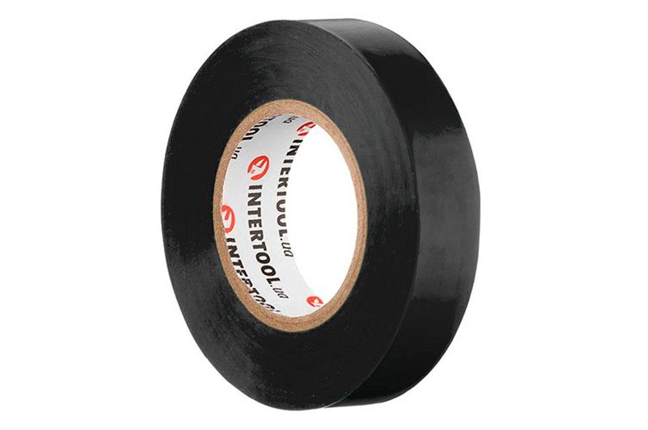 Лента изоляционная Intertool - 20 м черная