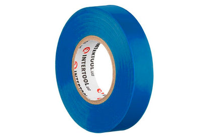 Лента изоляционная Intertool - 25 м синяя