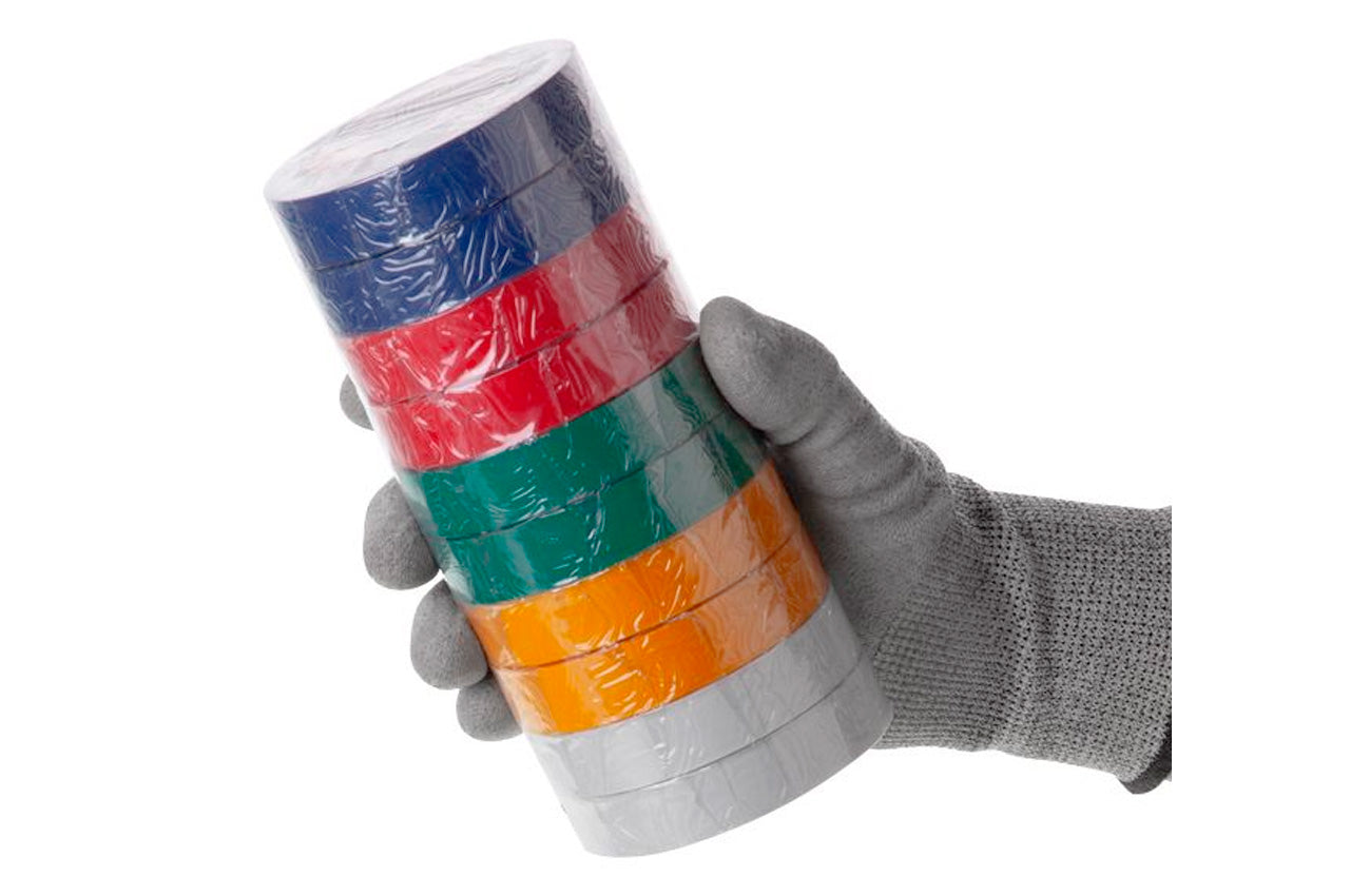 Лента изоляционная Intertool - 25 м ассорти