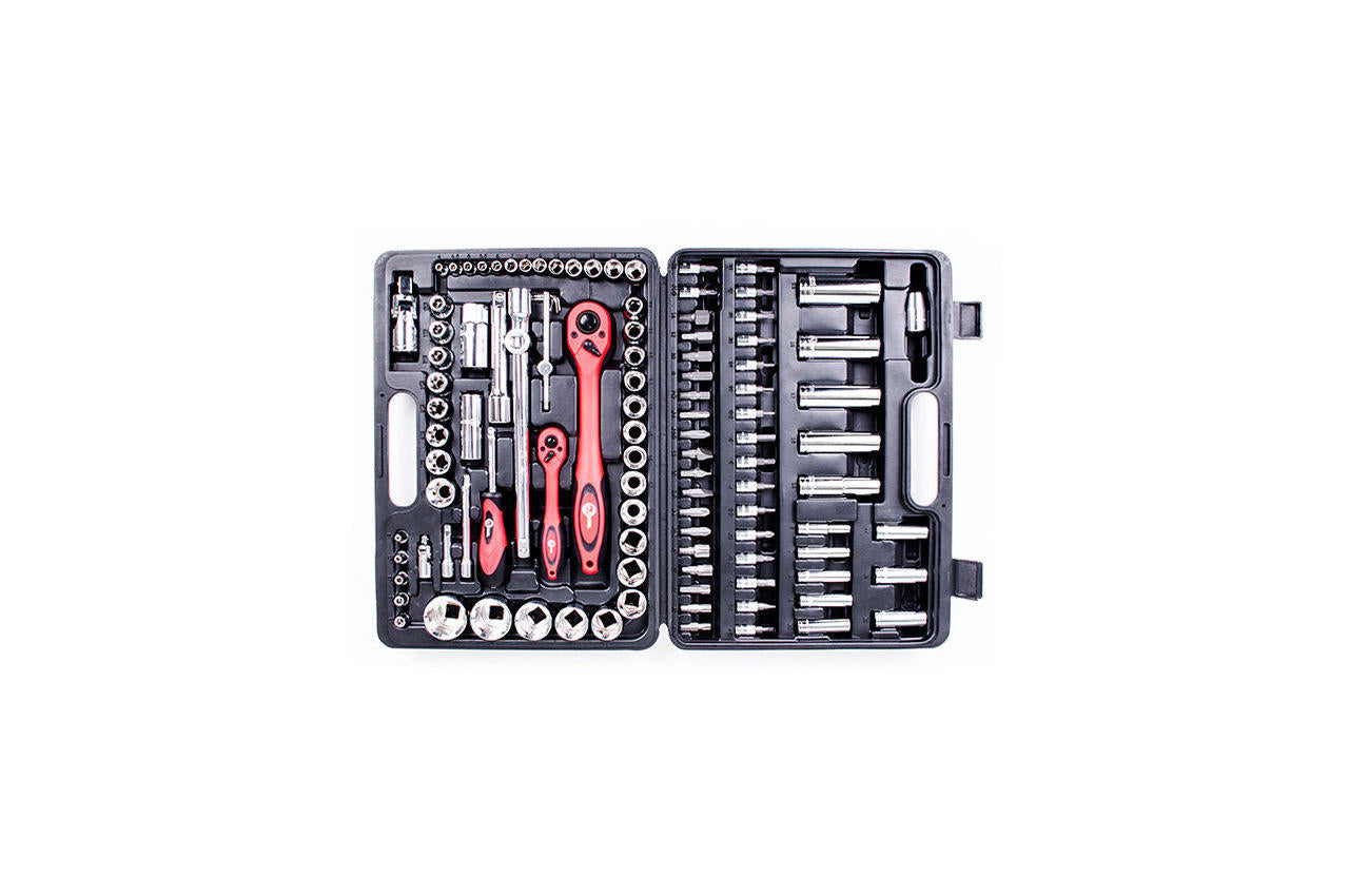 Набор инструмента Intertool - 1/4", 1/2" 108 ед. PRO ET-6108
