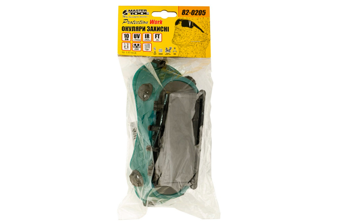 Очки сварочные Mastertool - откидные прямоугольные