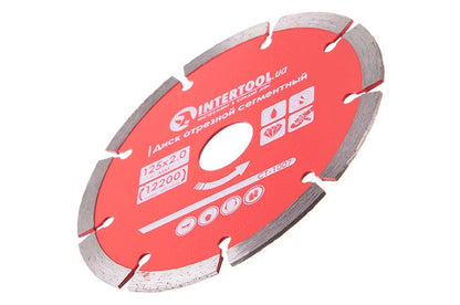 Диск алмазный Intertool - 125 мм сегмент Pro