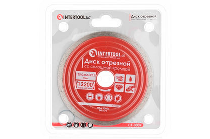 Диск алмазный Intertool - 125 мм плитка Pro