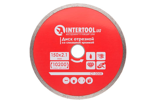 Диск алмазный Intertool - 150 мм плитка Pro