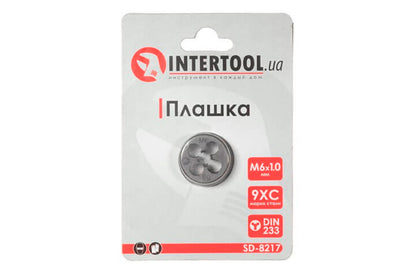 Плашка Intertool - M6 х 1,0