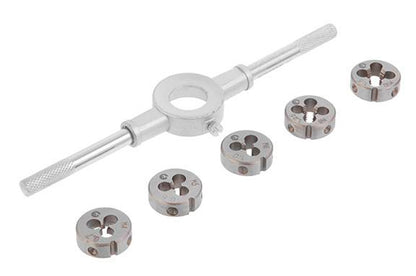 Набор плашек с держателем Intertool - 6 ед.