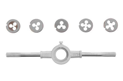 Набор плашек с держателем Intertool - 6 ед.