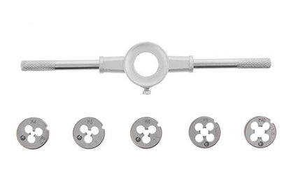 Набор плашек с держателем Intertool - 6 ед.