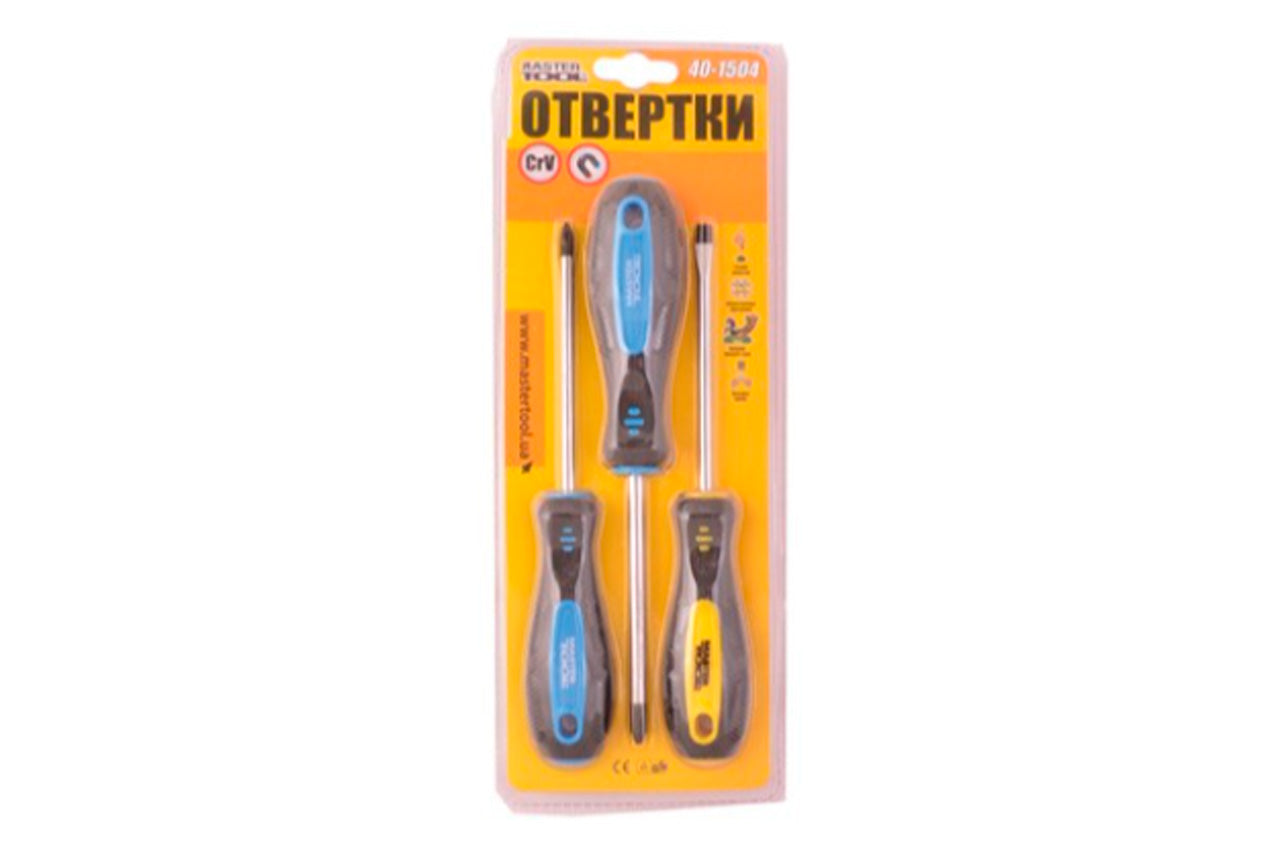Набор отверток Mastertool - 3 шт.