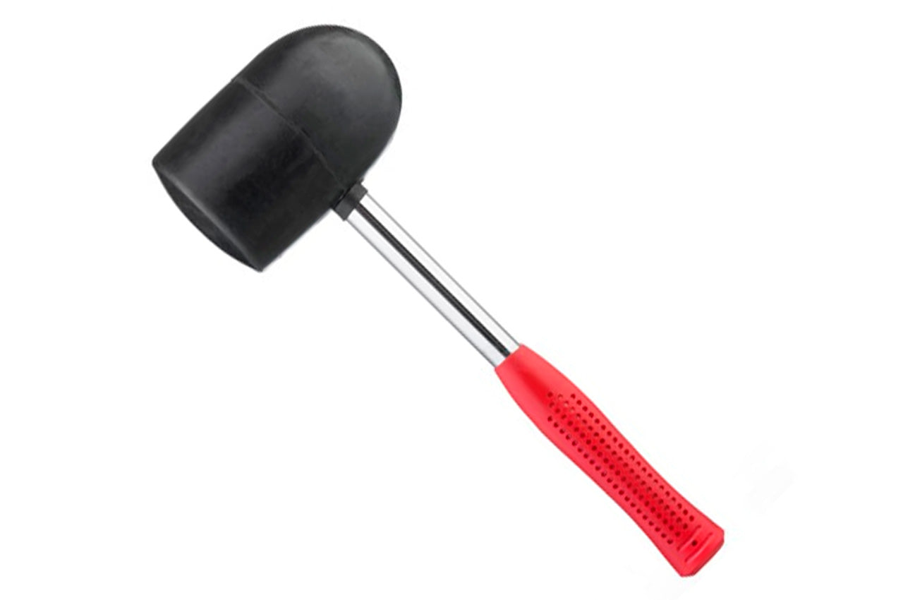 Киянка Intertool - 1250 г х 90 мм черная резина, ручка дерево