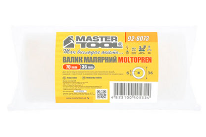 Валик мольтопрен Mastertool - 6 х 35 х 70 мм
