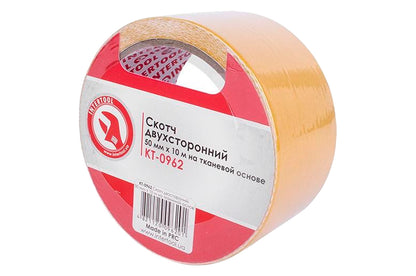 Скотч двухсторонний Intertool - 50 мм х 10 м ткань