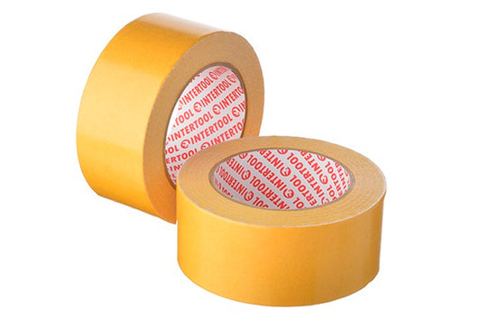 Скотч двухсторонний Intertool - 50 мм х 25 м ткань