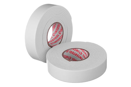 Скотч двухсторонний Intertool - 19 мм х 1,5 м вспененная