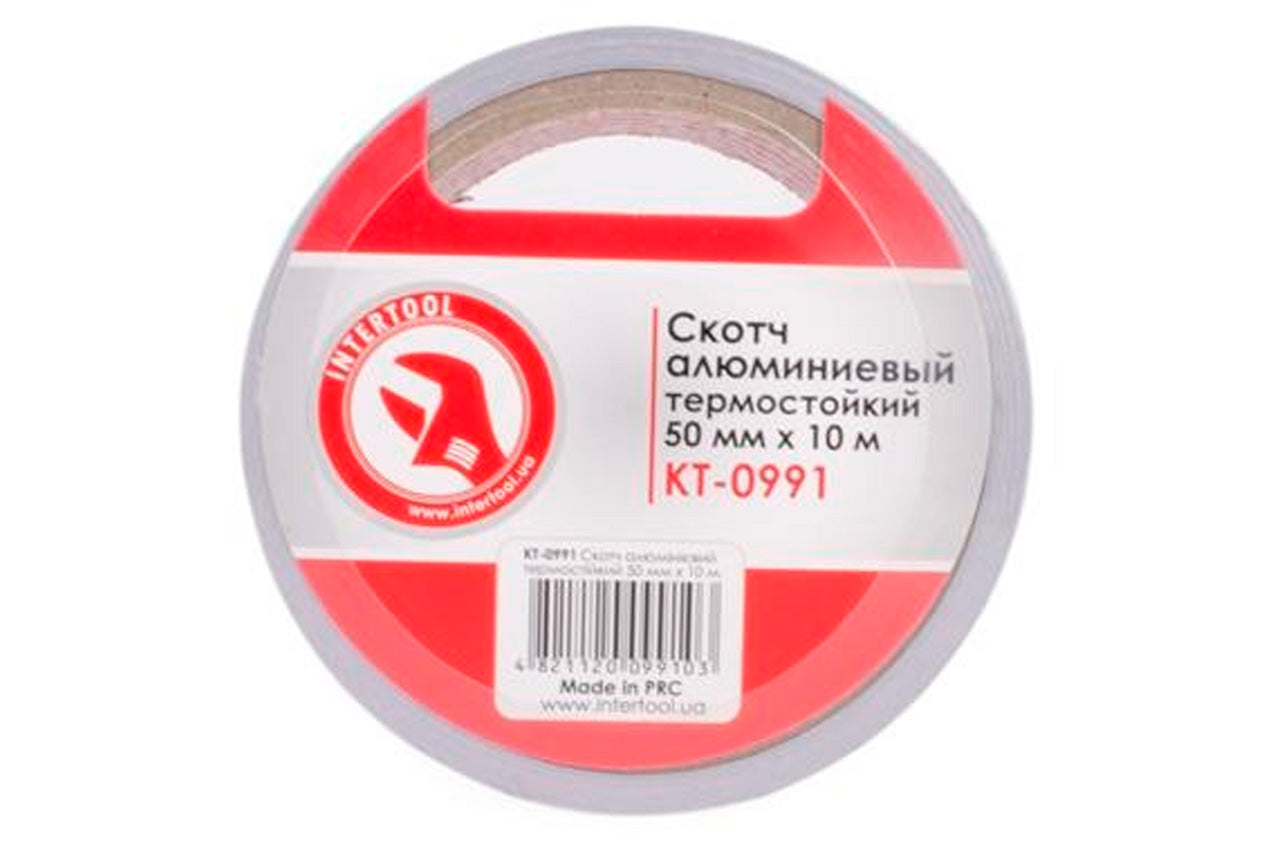 Скотч алюминиевый Intertool - 50 мм х 10 м