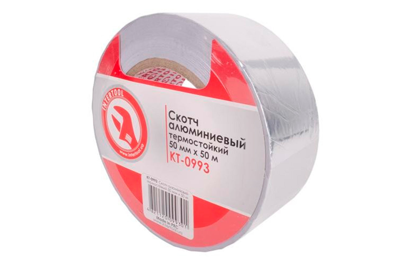 Скотч алюминиевый Intertool - 50 мм х 50 м