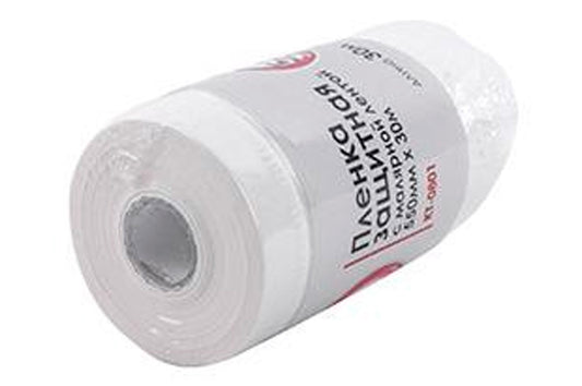 Пленка защитная с малярной лентой Intertool - 0,55 х 30 м