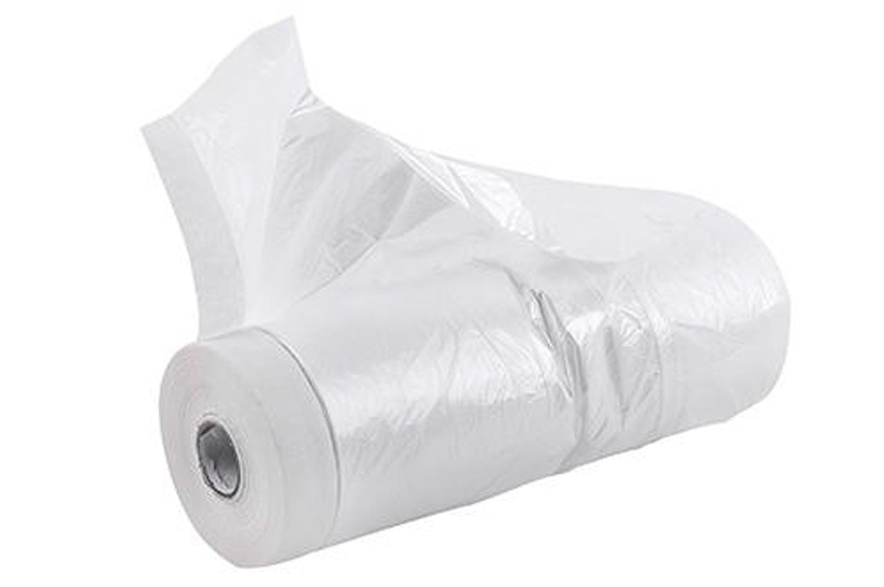 Пленка защитная с малярной лентой Intertool - 2,4 х 15 м