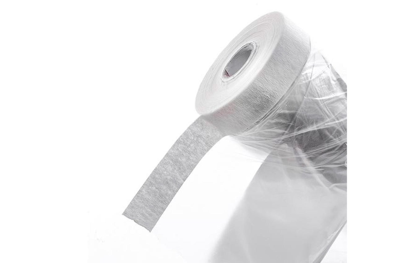 Пленка защитная с малярной лентой Intertool - 2,4 х 15 м