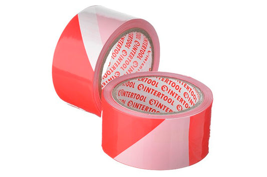 Лента сигнальная Intertool - 50 мм х 100 м