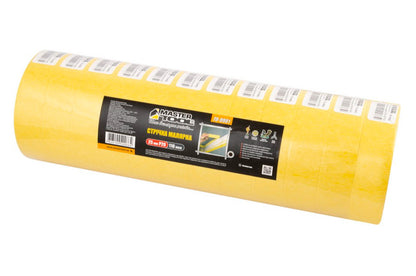 Лента малярная Mastertool - 25 мм х 20 м желтая