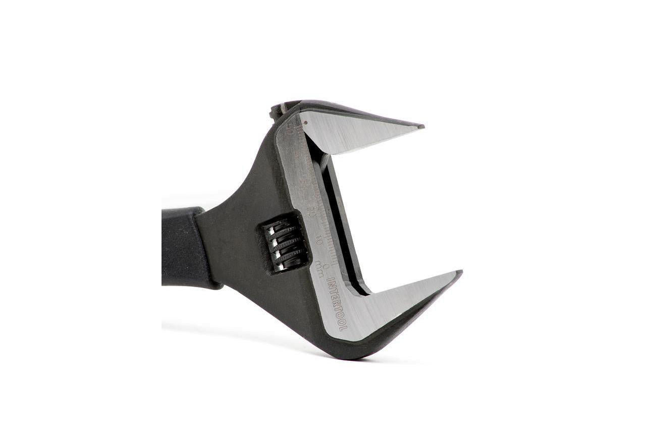 Ключ разводной Intertool - 250 мм (0-50 мм) расширенный захват