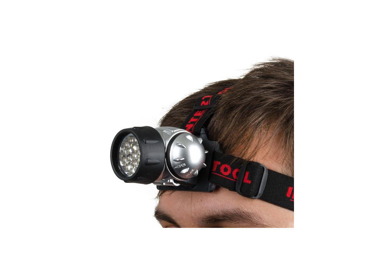 Фонарь налобный Intertool - 19 LED