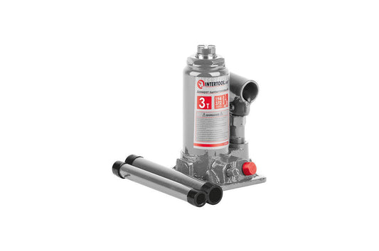 Домкрат гидравлический Intertool - 3 т х 350 мм одноштоковый